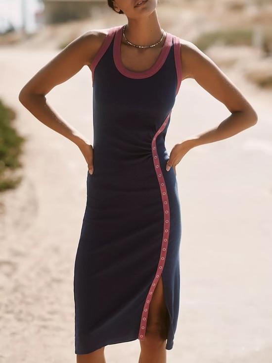 Anthropologie Dresses & Skirts - Anthropologie Sundry Sleeveless Ribbed Mini Dress